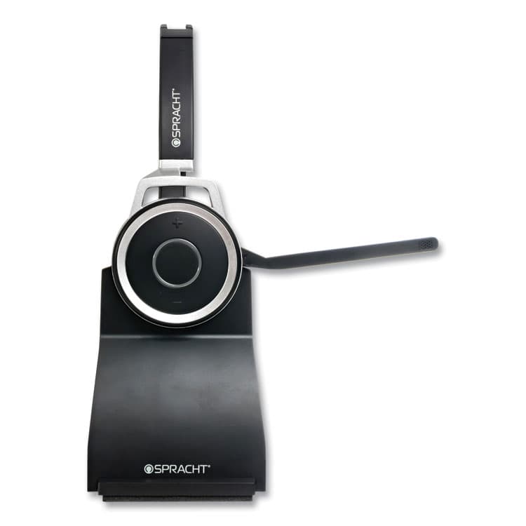 SPRACHT ZuM BT Prestige Combo Binaural Over The Head Headset with USB Dongle, Black (SPTZUMBTP410) thumbnail 4