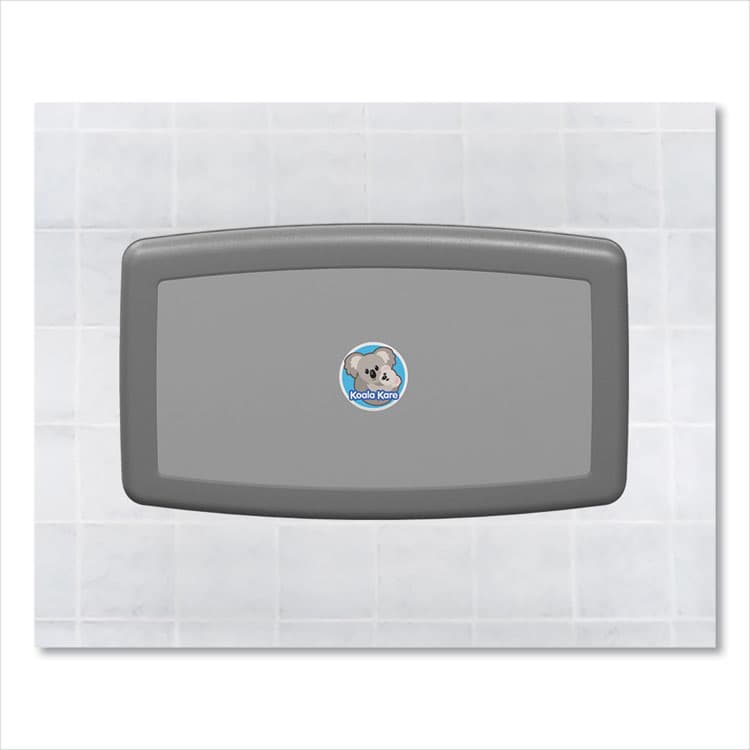 BOBRICK WASHROOM Baby Changing Station, Wall Horizontal Mount, 36.5 x 21.25, Gray (KKPKB30001) thumbnail 2