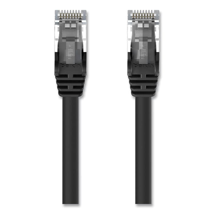 BELKIN COMPONENTS High Performance CAT6 UTP Patch Cable, 3 ft, Black (BLKA3L98003BLK) thumbnail 2