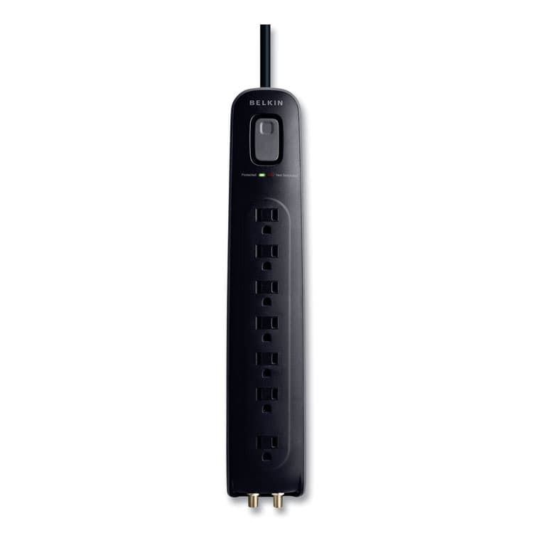 BELKIN COMPONENTS Ultimate Surge Protector, 7 AC Outlets, 4 ft Cord, 2,000 J, Black (BLKBV10703004BK)