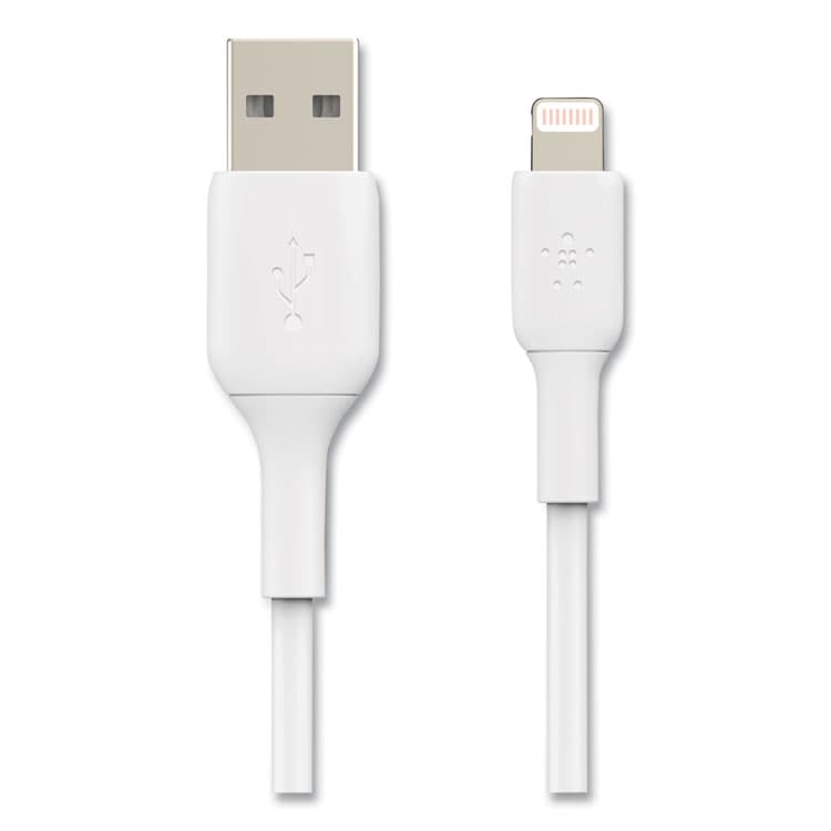 BELKIN COMPONENTS BOOST CHARGE Apple Lightning to USB-A ChargeSync Cable, 9.8 ft, White (BLKCAA001BT3MWH) thumbnail 4