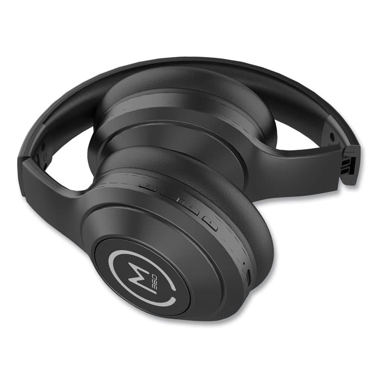 CREATIVE MARKETING, . Comfort+ Wireless Over-Ear Headphones with Microphone, Black (MHSHP6500B) thumbnail 2