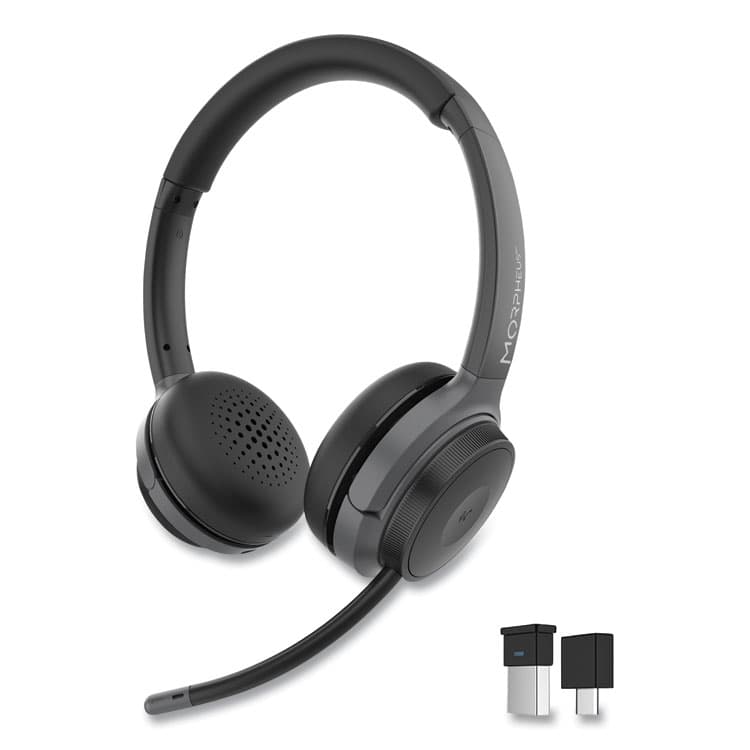 CREATIVE MARKETING, . HS6500SBT Advantage Wireless Stereo Headset with Detachable Boom Microphone (MHSHS6500SBT)