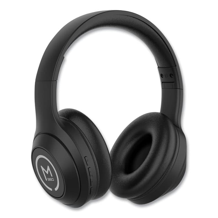 CREATIVE MARKETING, . Comfort+ Wireless Over-Ear Headphones with Microphone, Black (MHSHP6500B) thumbnail 3