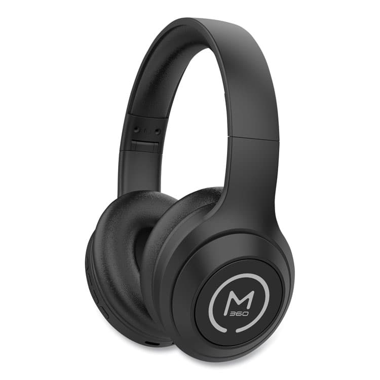 CREATIVE MARKETING, . Comfort+ Wireless Over-Ear Headphones with Microphone, Black (MHSHP6500B) thumbnail 4