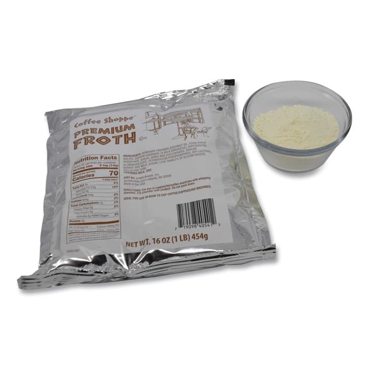DYMA Premium Froth Topping, 1 lb Bag, 12/Carton (CPH40541) thumbnail 3