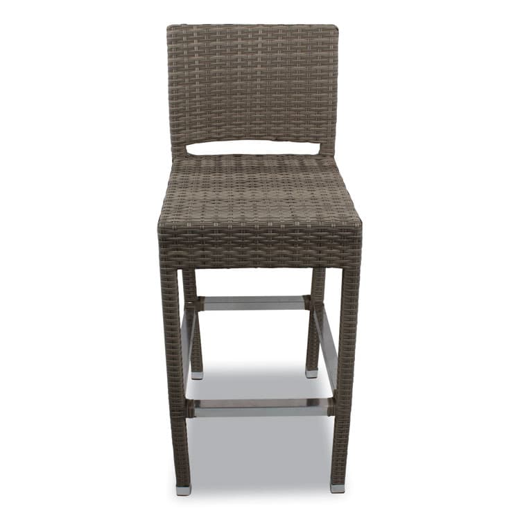 JMC FURNITURE Gama Series Barstools, Supports Up to 300 lb, 31.25" Seat Height, Ivory Seat, Ivory Back, Ivory Base (JMCGAMBSIVY)