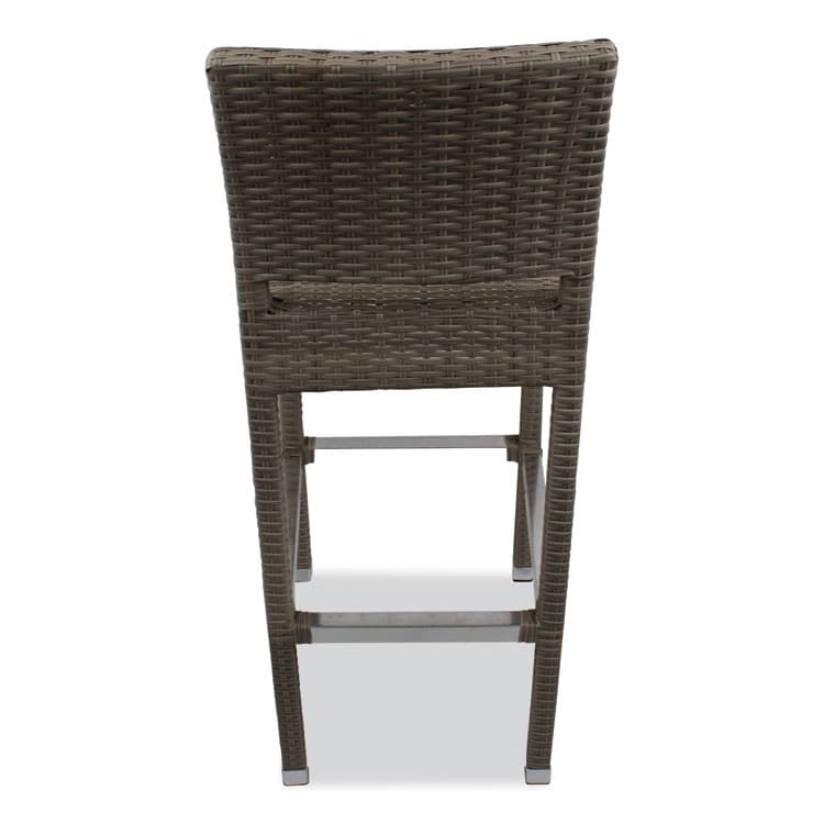 JMC FURNITURE Gama Series Barstools, Supports Up to 300 lb, 31.25" Seat Height, Ivory Seat, Ivory Back, Ivory Base (JMCGAMBSIVY) thumbnail 4