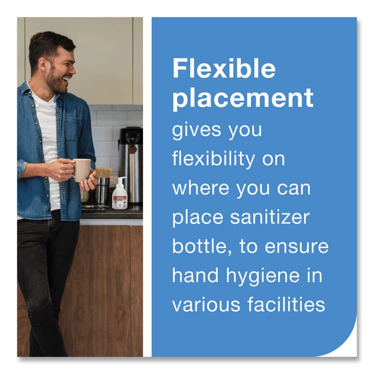 ESSITY Alcohol Foam Hand Sanitizer, 18 oz Pump Bottle, Unscented, 6/Carton (TRK400022) thumbnail 2