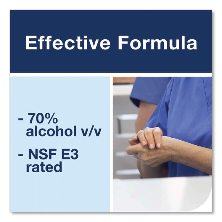 ESSITY Alcohol Foam Hand Sanitizer, 18 oz Pump Bottle, Unscented, 6/Carton (TRK400022) thumbnail 3