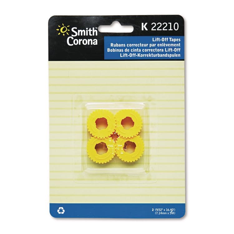 SMITH CORONA 22210 Lift-Off Tape, 2/Pack (SMC22210)