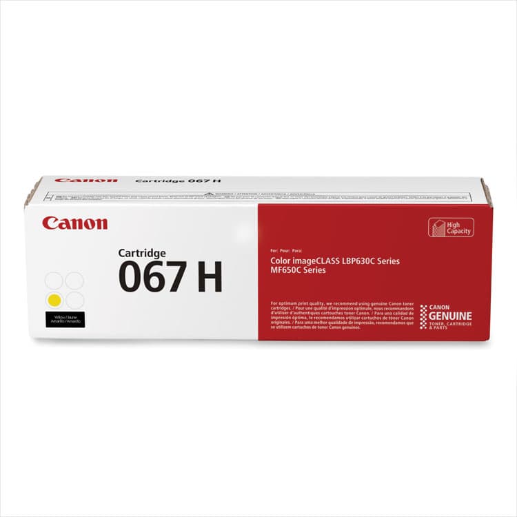 CANON USA, . 5103C001 (067H) High-Yield Toner, 2,350 Page-Yield, Yellow (CNM5103C001)