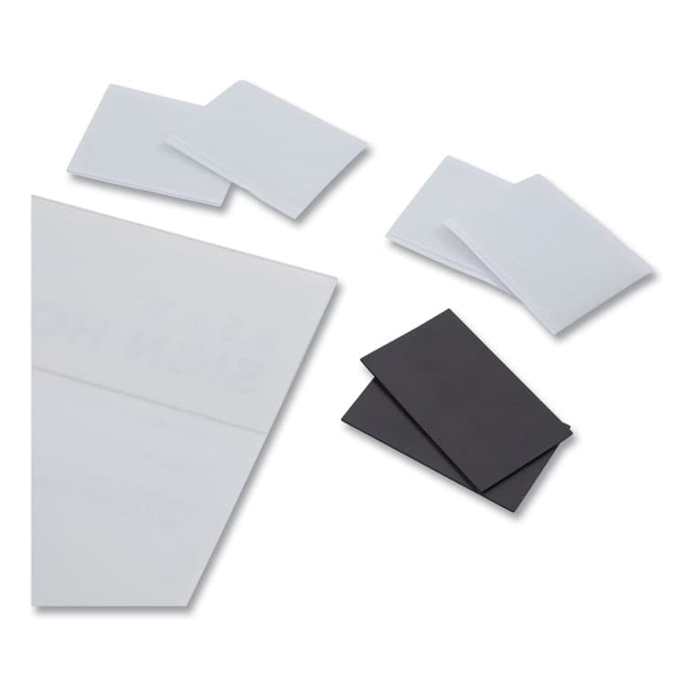 NU-DELL MANUFACTURING Clear Plastic All-Purpose Mountable Sign Holder, Magnetic/Hook-Loop, Horizontal/Vertical Orientation, 8.5 x 11 Insert (NUD37085Z) thumbnail 3