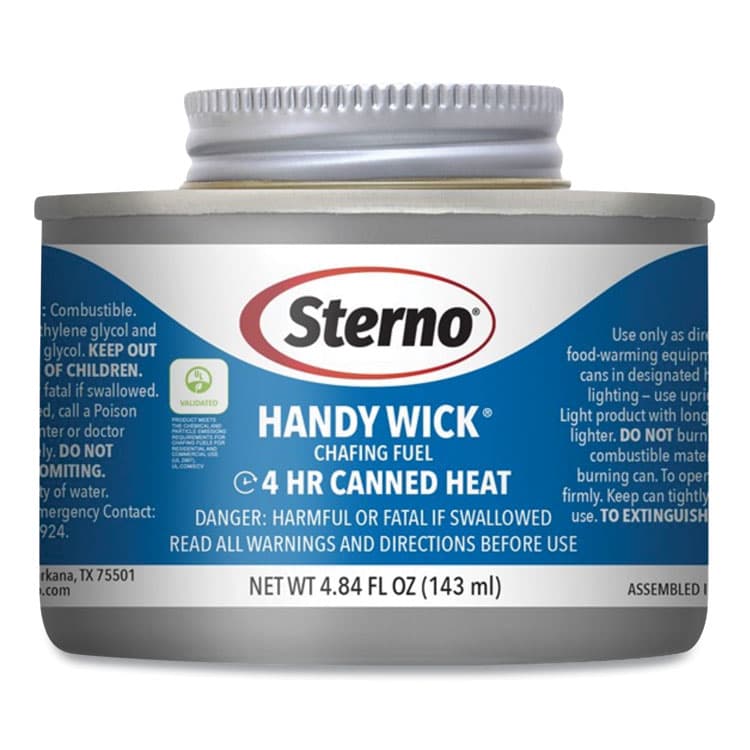 STERNO GROUP Handy Wick Chafing Fuel, Methanol, 4 Hour Burn, 4.84 oz Can, 24/Carton (STE10364) thumbnail 2