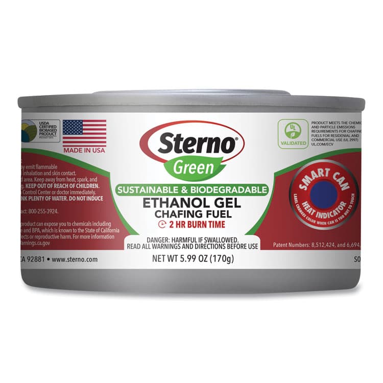 STERNO GROUP Ethanol Gel Chafing Fuel Can, 170 g, 72/Carton (STE20612)