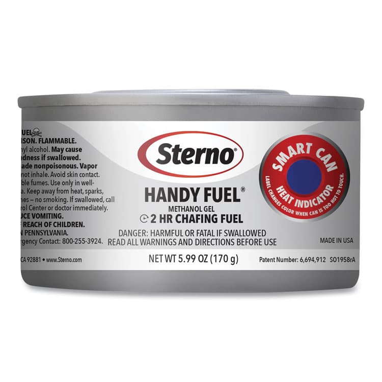 STERNO GROUP Handy Fuel Methanol Gel Chafing Fuel, 2 Hour Burn, 6.7 oz, 72/Carton (STE20660)