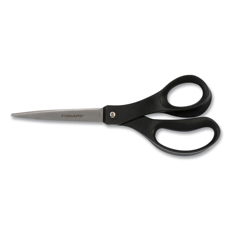FISKARS MANUFACTURING CORP Scissors, 8" Long, Straight Black Handle (FSK1067259)
