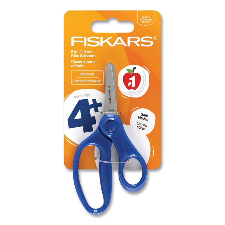 FISKARS MANUFACTURING CORP Kids Softgrip Scissors, Left/Right Handed, Pointed Tip, 5" Long, 1.75" Cut Length, Randomly Assorted Handle Color (FSK1942301001) thumbnail 4