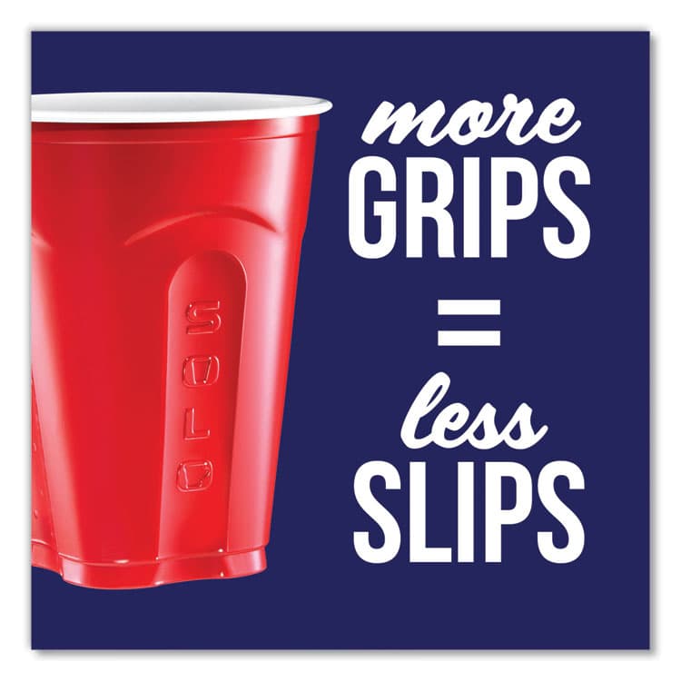 DART Squared Plastic Party Cups, 18 oz, Red, 240/Carton (SCCSQ182020004)
