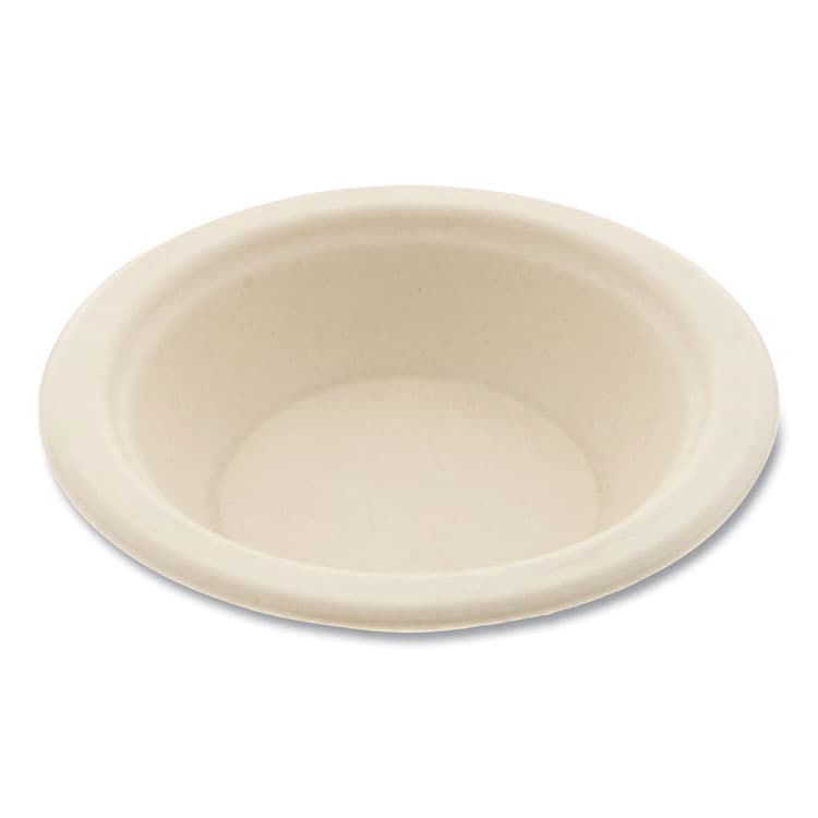 BOARDWALK Bagasse PFAS-Free Dinnerware, Round Bowl, Sugarcane, 12 oz, Tan, 1,000/Carton (BWKBOWL12NPFA) thumbnail 3