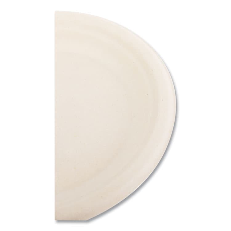 BOARDWALK Bagasse PFAS-Free Dinnerware, Plate, Sugarcane, 6" dia, Tan, 1,000/Carton (BWKPLATEWF6NPFA) thumbnail 3