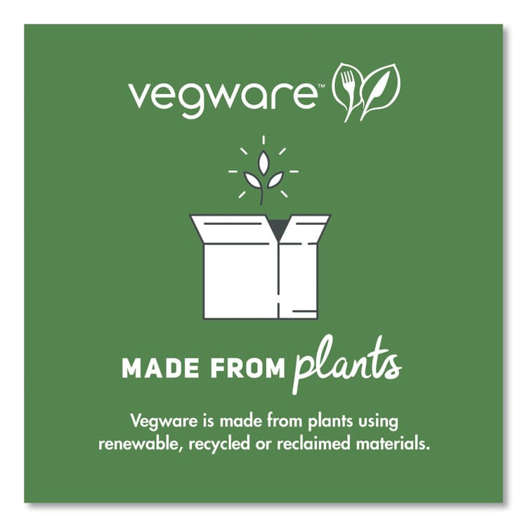 VEGWARE White Molded Fiber Clamshell Containers, Compostable, 9 x 11 x 2, White, Sugarcane, 250/Carton (VEGWHBRGHOAGIE) thumbnail 4