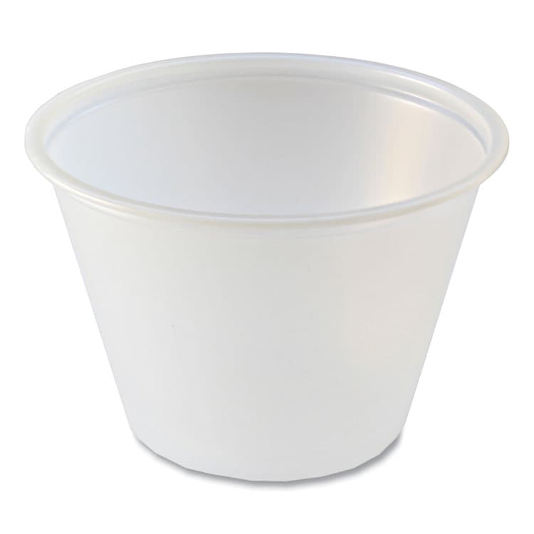 FABRI-KAL Portion Cups, 2.5 oz, Plastic, Translucent, 125/Sleeve, 20 Sleeve/Carton (FABPC250)
