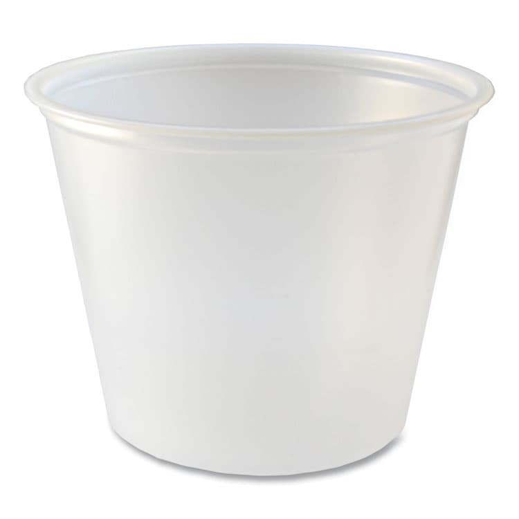 FABRI-KAL Portion Cups, 5.5 oz, Plastic, Translucent, 125/Sleeve, 20 Sleeve/Carton (FABPC550)