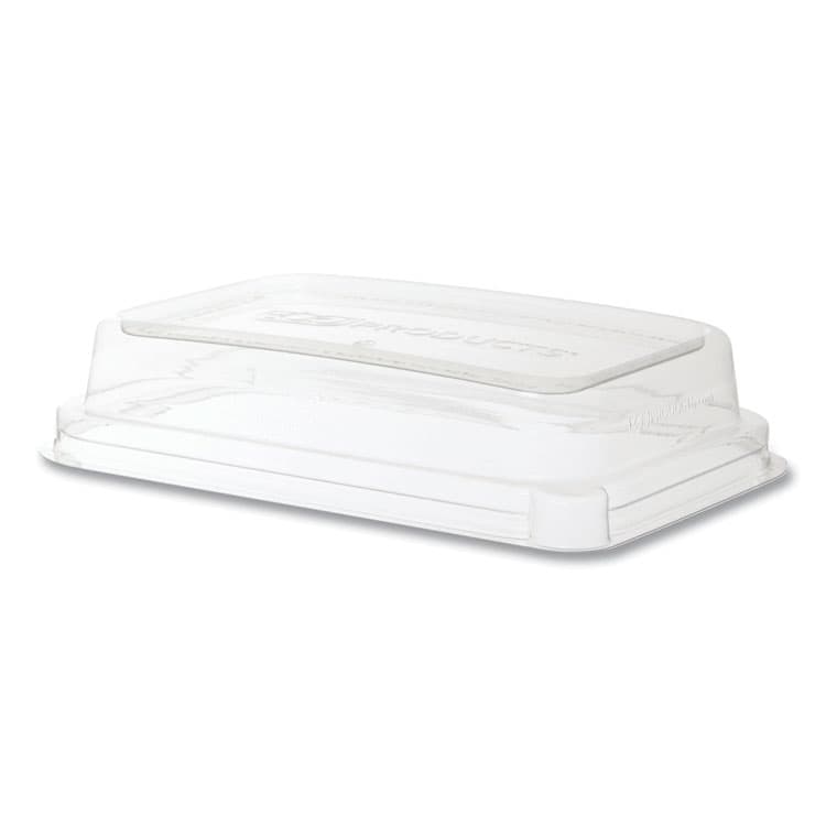 ECO-PRODUCTS,INC. WorldView 100% Recycled Content Lid, 7.5 x 5 x 1.6, Clear, Plastic, 400/Carton (ECOEPSCRC16LID)