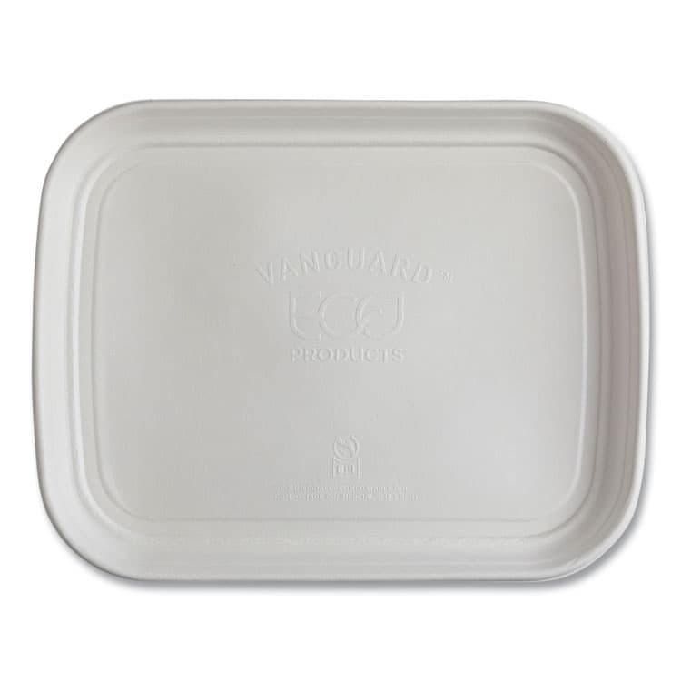 ECO-PRODUCTS,INC. Regalia Renewable Sugarcane Tray, 13 x 17 x 1.3, White, 100/Carton (ECOEPSCTR1317) thumbnail 2