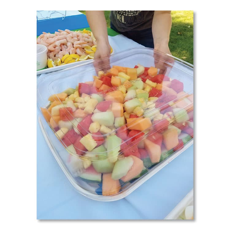 ECO-PRODUCTS,INC. Regalia Renewable Sugarcane Tray, 13 x 17 x 1.3, White, 100/Carton (ECOEPSCTR1317) thumbnail 4