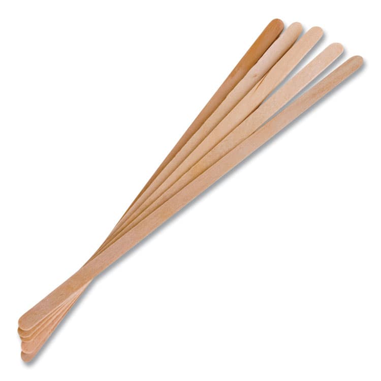 ECO-PRODUCTS,INC. Wooden Stir Sticks, 7", 1,000/Pack (ECONTSTC10C)
