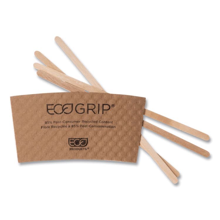 ECO-PRODUCTS,INC. Wooden Stir Sticks, 7", 1,000/Pack (ECONTSTC10C) thumbnail 2