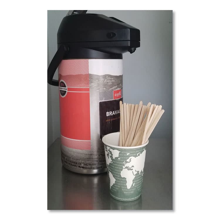 ECO-PRODUCTS,INC. Wooden Stir Sticks, 7", 1,000/Pack (ECONTSTC10C) thumbnail 3