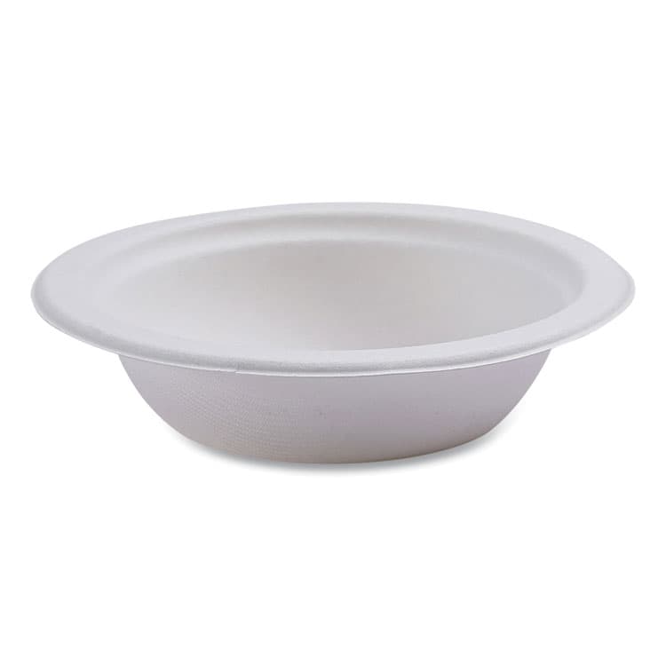 ECO-PRODUCTS,INC. Vanguard Renewable and Compostable Sugarcane Bowls, 12 oz, White, 1,000/Carton (ECOEPBL12NFA)