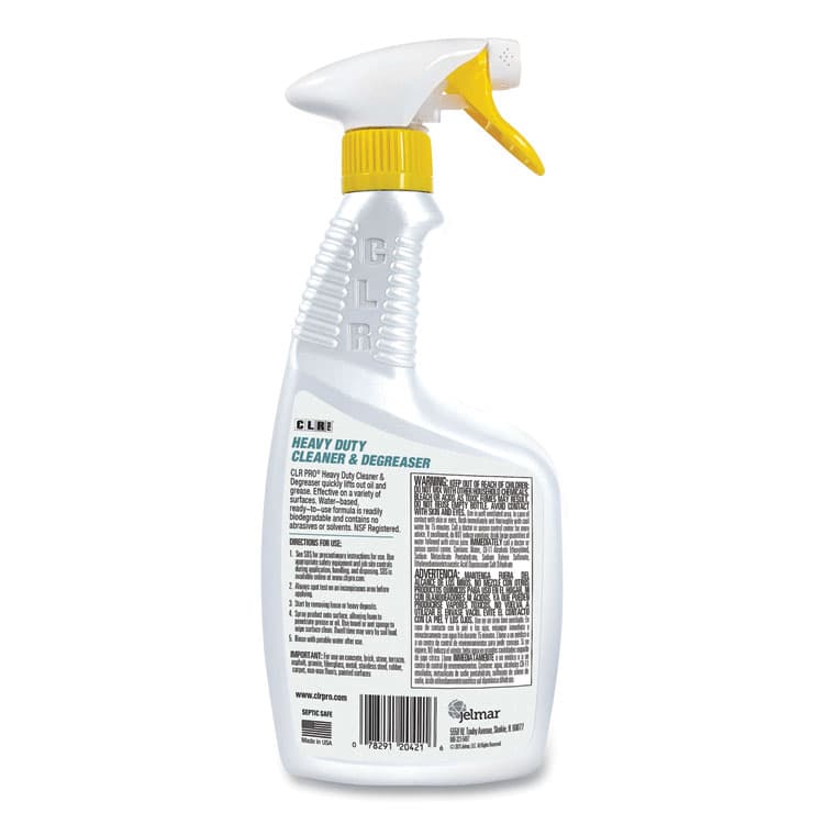 JELMAR, LLC Heavy Duty Cleaner and Degreaser, 32 oz Spray Bottle, 6/Carton (JELFMHDCD326PRO) thumbnail 3