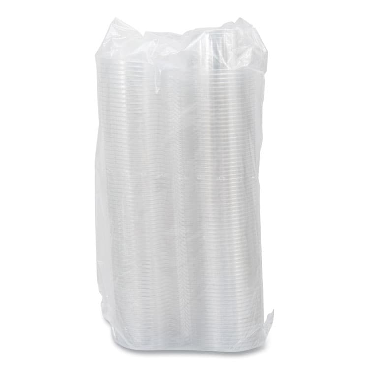 DART SafeSeal Tamper-Resistant, Tamper Evident Bowls, Flat Lid, 8 oz, 4.6 x 8.84 x 2.49, Clear, Plastic, 272/Carton (DCCSC8F) thumbnail 3