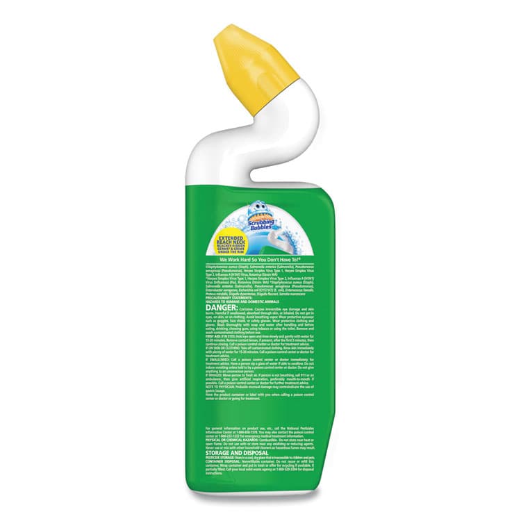 SC JOHNSON Power Stain Destroyer Toilet Bowl Disinfectant, Rainshower Scent, 24 oz Bottle (SJN387234EA) thumbnail 4