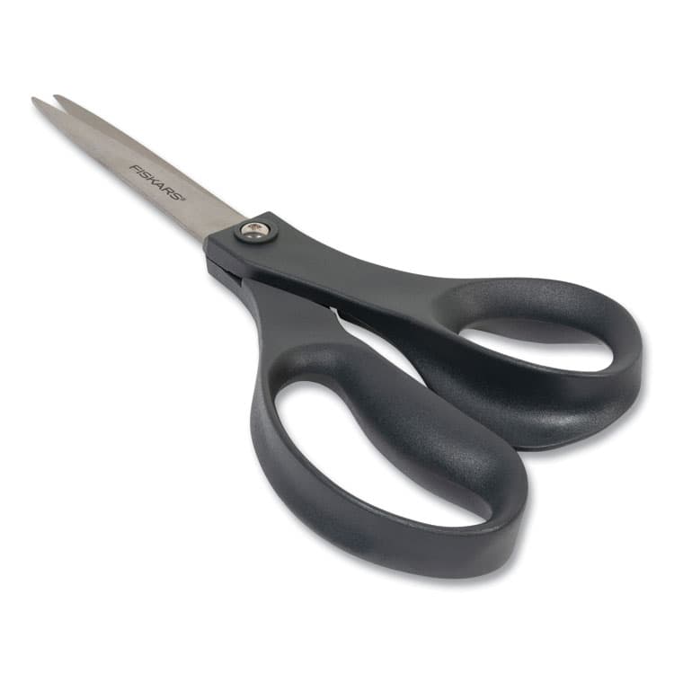 FISKARS MANUFACTURING CORP Everyday Scissors, 8" Long, 3.75" Cut Length, Straight Black Handle (FSK1067262) thumbnail 3