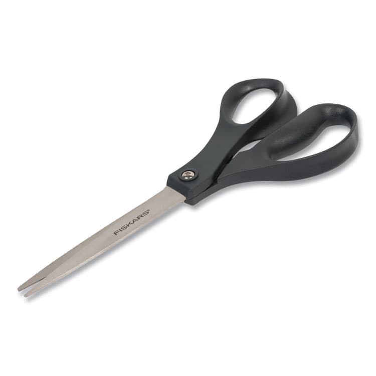 FISKARS MANUFACTURING CORP Everyday Scissors, 8" Long, 3.75" Cut Length, Straight Black Handle (FSK1067262) thumbnail 4