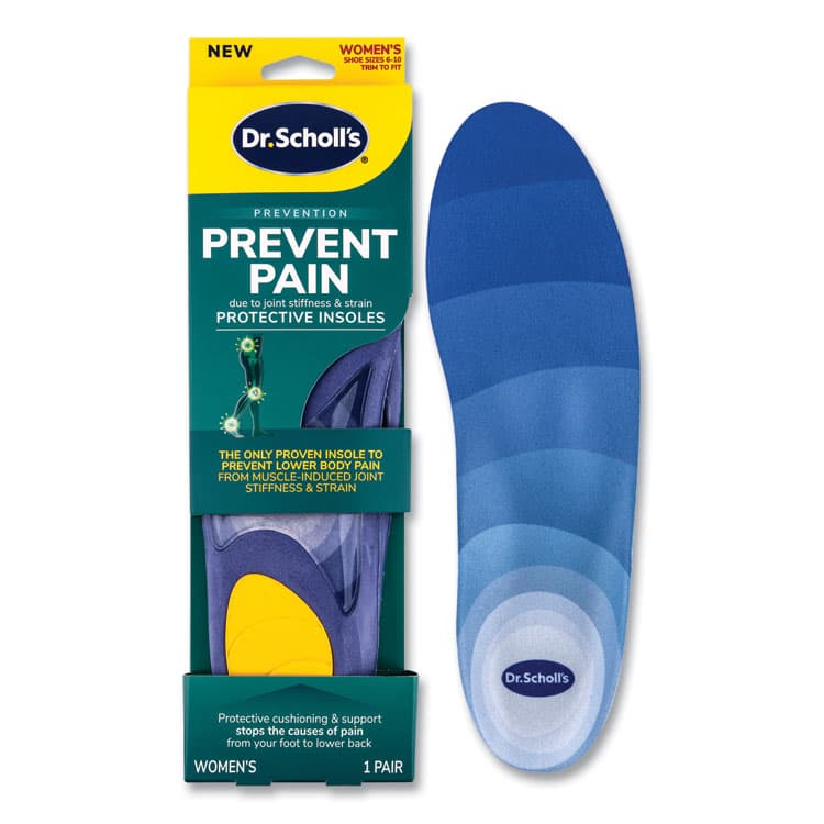 SCHOLL'S WELLNESS COMPANY LLC Prevent Pain Protective Insoles for Women, Women's Sizes 6 to 10, Purple (DSC00329)