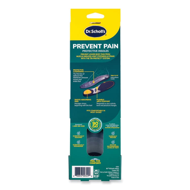 SCHOLL'S WELLNESS COMPANY LLC Prevent Pain Protective Insoles for Women, Women's Sizes 6 to 10, Purple (DSC00329) thumbnail 4