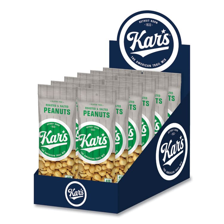 KAR'S NUTS Peanuts, Salted, 2.5 oz Packet, 12/Box (OFXSN08237)