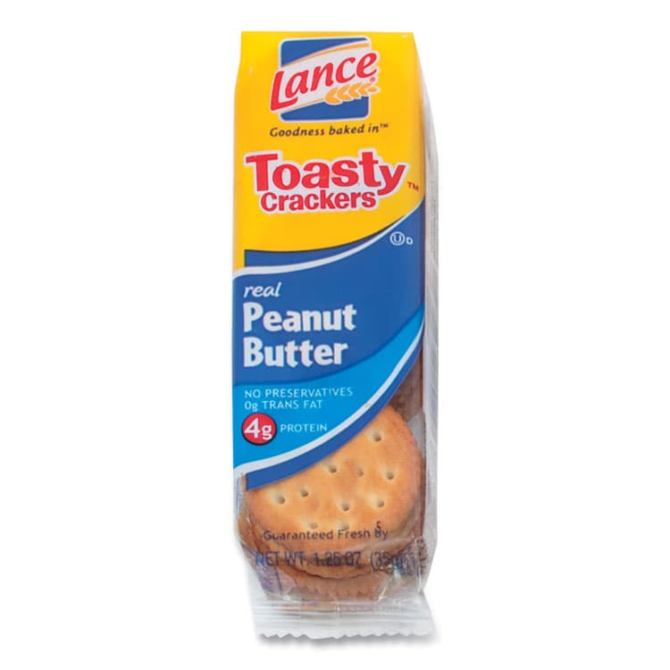 1908 BRANDS Toasty Crackers, Peanut Butter, 1.25 oz Packet, 24/Box (OFXSN40654)