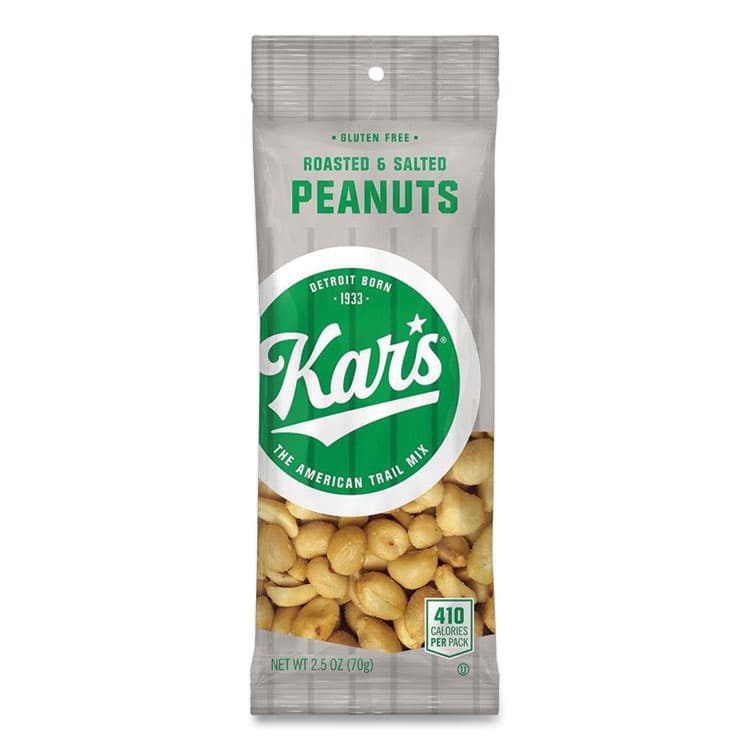 KAR'S NUTS Peanuts, Salted, 2.5 oz Packet, 12/Box (OFXSN08237) thumbnail 2