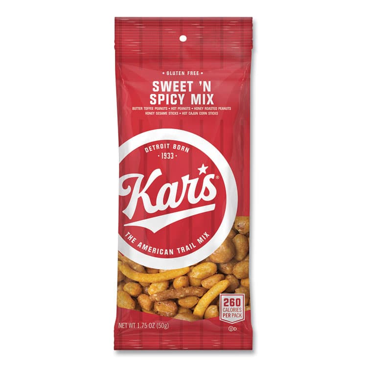 KAR'S NUTS Trail Mix, Sweet 'N Spicy Mix, 1.75 oz Packet, 24/Box (OFXSN08384)