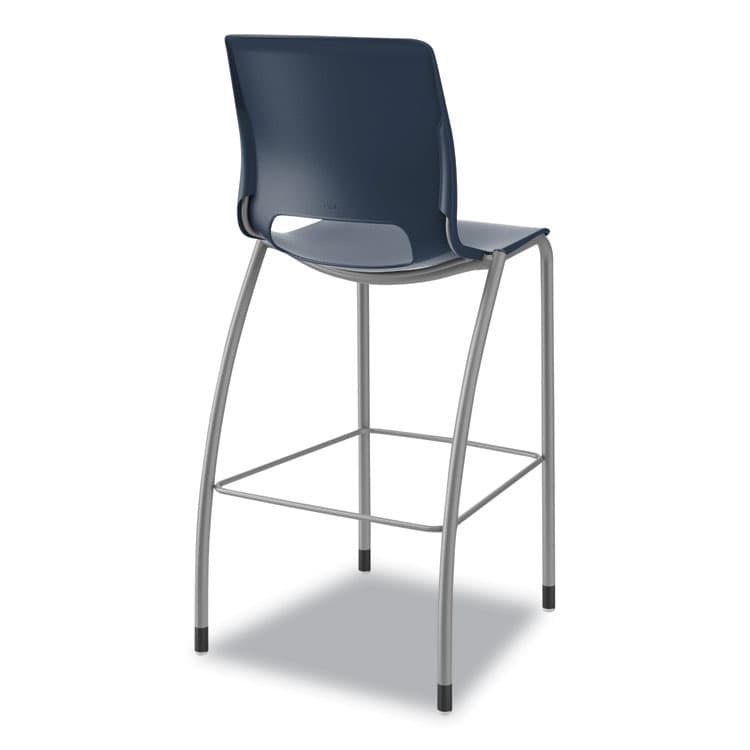 HON COMPANY Motivate Four-Leg Cafe Height Stool, Supports Up to 300 lb, 30" Seat Height, Regatta Seat, Regatta Back, Platinum Base (HONMG5NEREPLAT) thumbnail 3
