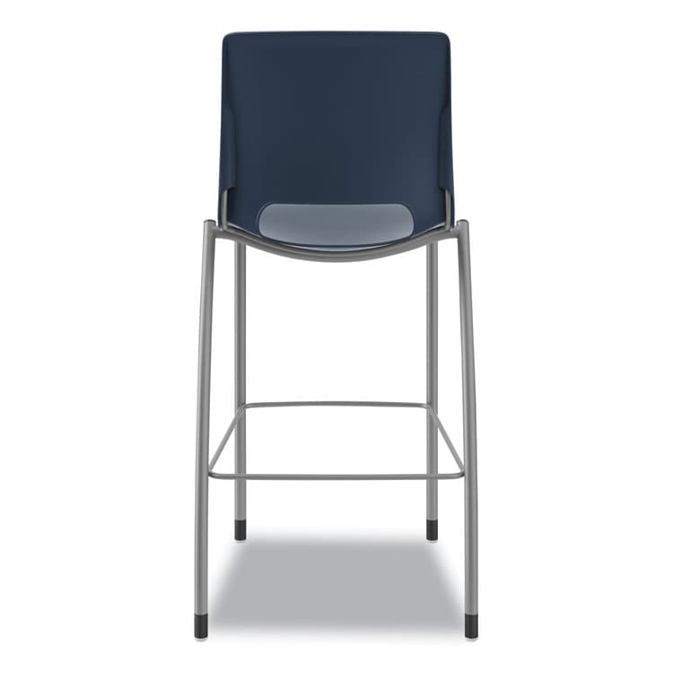 HON COMPANY Motivate Four-Leg Cafe Height Stool, Supports Up to 300 lb, 30" Seat Height, Regatta Seat, Regatta Back, Platinum Base (HONMG5NEREPLAT) thumbnail 4
