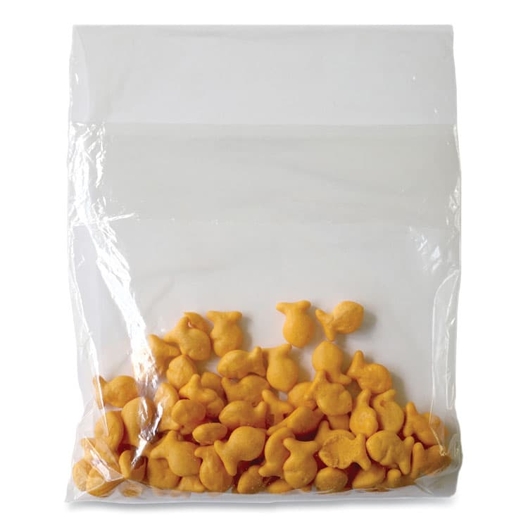 AMERCAREROYAL Flip Top Bag, 7" x 7", Clear, 2,000/Carton (RPPFTS77) thumbnail 4