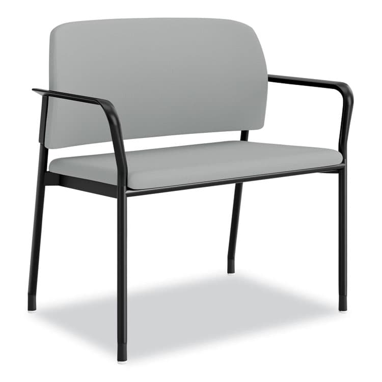 HON COMPANY Accommodate Series Bariatric Chair with Arms, 33.5" x 21.5" x 32.5", Flint Seat, Flint Back, Charblack Legs (HONSB50FESX39CB)